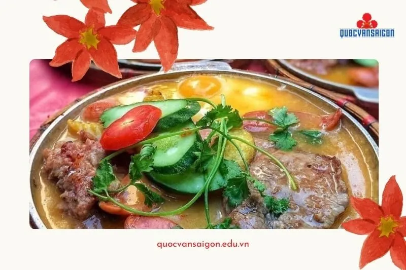 ăn sáng ở Hải Phòng quán Bánh mì chảo Kỳ Đồng