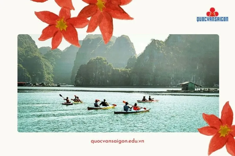 cắm trại ở Vịnh Lan Hạ