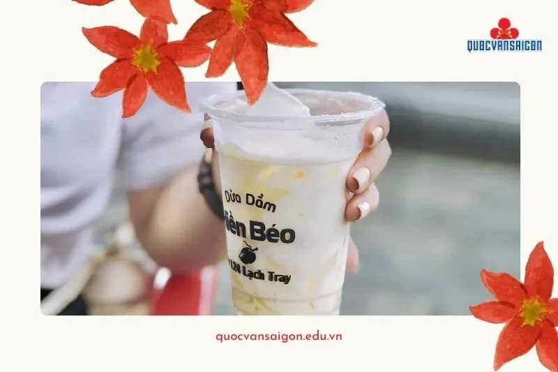 Chè dừa dầm Hiền Béo