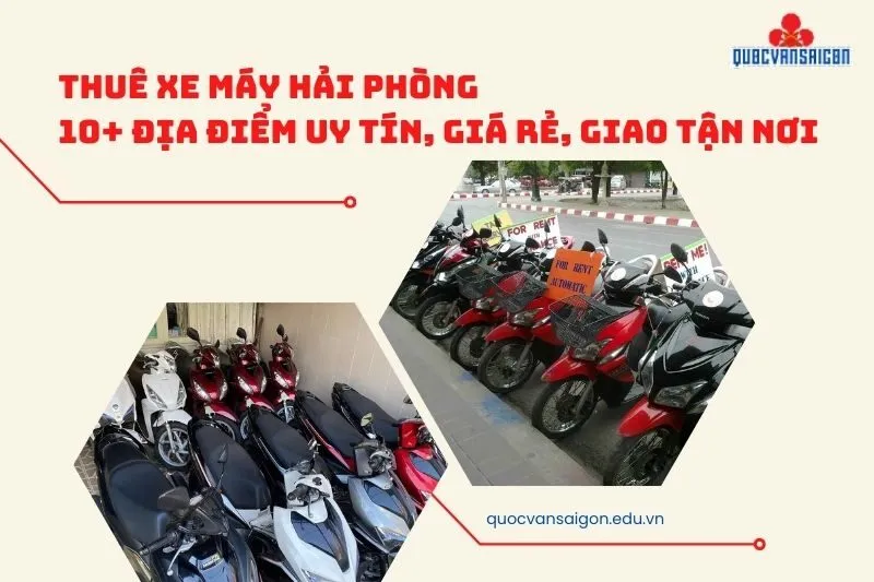 Thuê xe máy Hải Phòng 10+ Địa Điểm Uy Tín, Giá Rẻ, Giao Tận Nơi